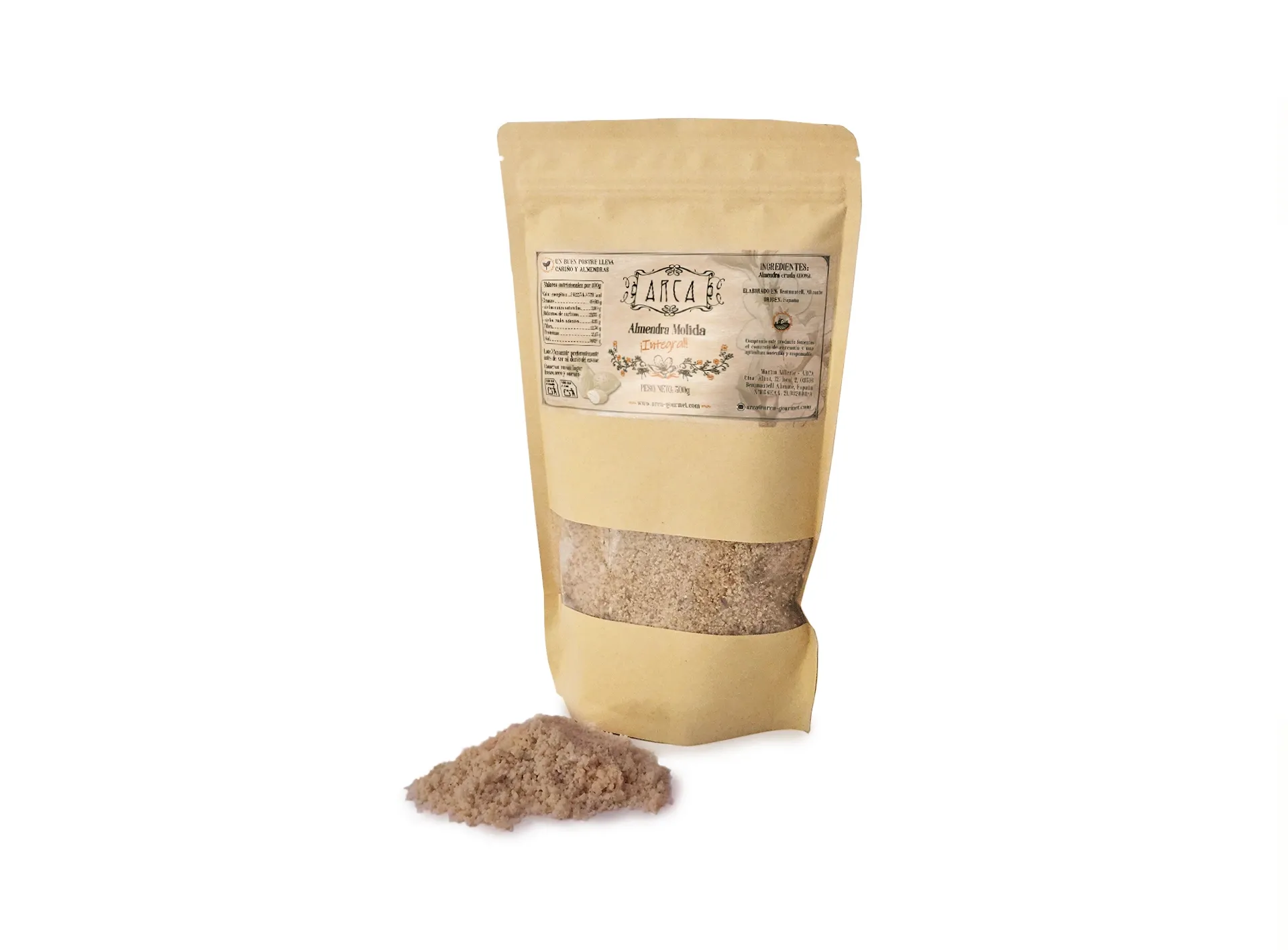 [A-105] Almendra Molida Integral 500g