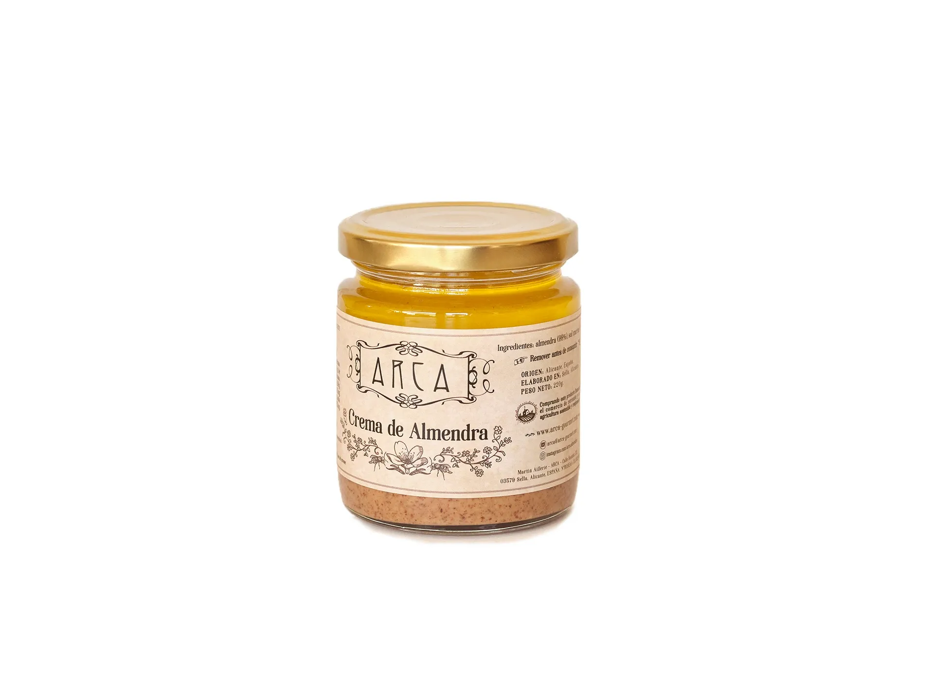 Crema de Almendra 220g