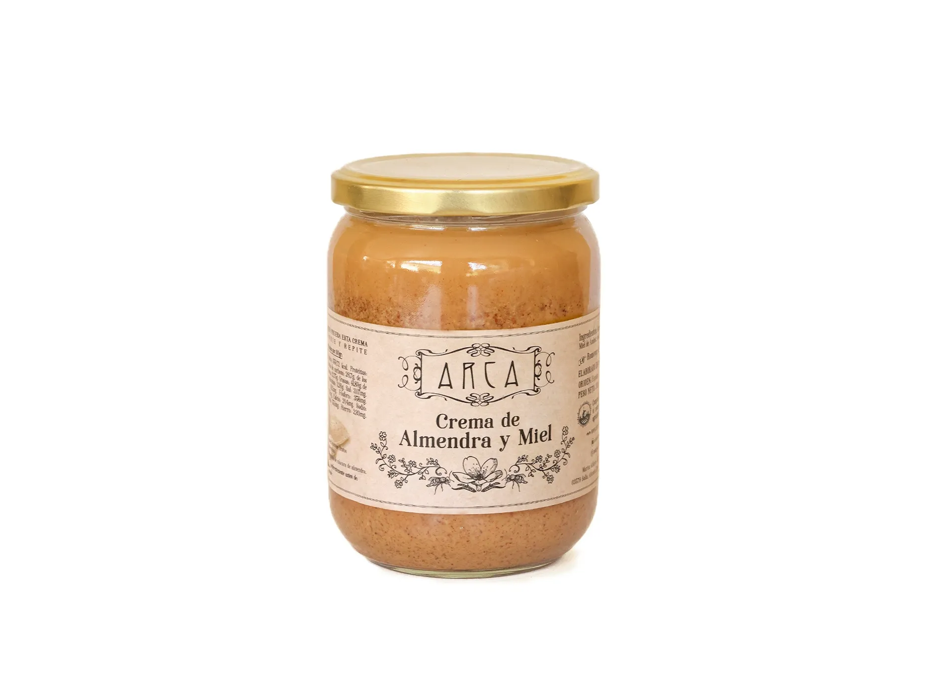 [A-122] Crema de Almendra y Miel 530g