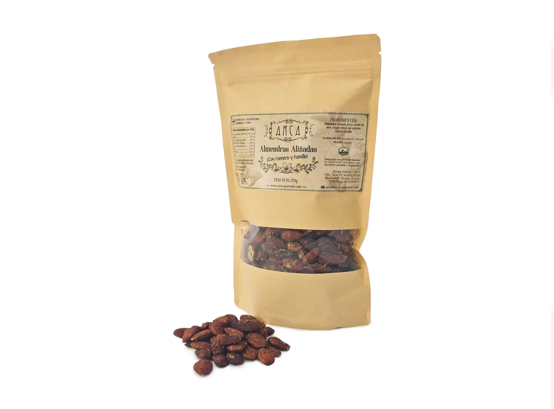 [A-142] Almendras Aliñadas 500g