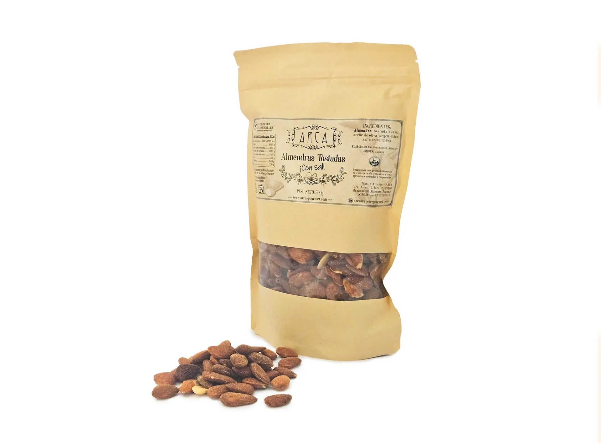 [A-152] Almendras Tostadas con Sal 500g