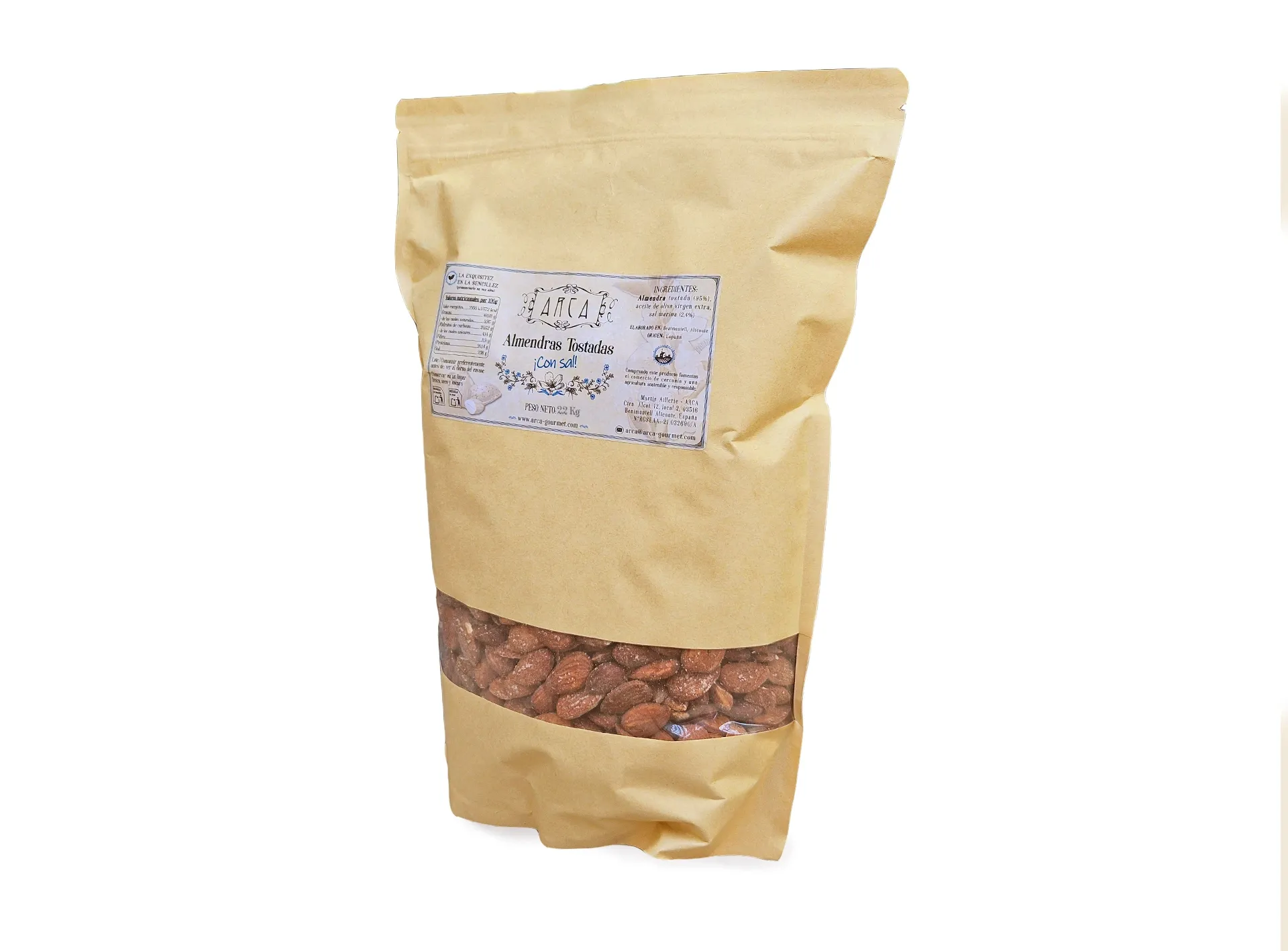 Almendras Tostadas con Sal 2,2kg